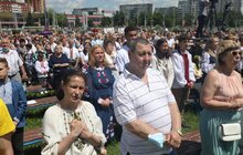 Фото 32: В рамках святкування 20-річчя візиту до України Івана Павла ІІ, у Львові відбулась святкова Архиєрейська Літургія