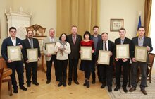 Фото 7: Мер Львова відзначив переможців конкурсу «Премія Львівської міської ради талановитим ученим» - 10 осіб отримали премії по 25 тис грн