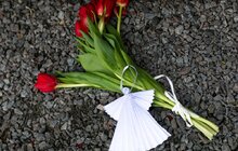 Фото 22: Сотні паперових ангеликів розмістили на Меморіалі Небесної Сотні у Львові
