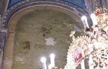 Фото 9: На стінах храму св. Іоана Золотоустого виявили розписи Юліана Крупського: реставратори розпочинають розкриття орнаментів (відео)