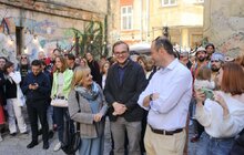 Фото 2: У Львові на день народження Маркіяна Іващишина відкрили закапелок, названий на його честь