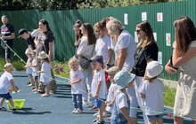 Фото 3: На святі у львівському дитячому садочку зібрали 112 тисяч гривень на ЗСУ
