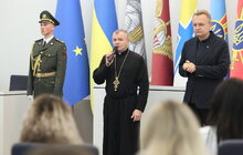 Фото 2: У Львові до Дня Захисників і Захисниць посмертно нагородили «Почесним знаком святого Юрія» 30 військових, які боронили Україну від ворога (фото)