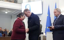 Фото 13: У Львові 18 Героїв Небесної Сотні посмертно нагородили «Почесним знаком Святого Юрія» (відео/фото)