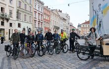 Фото 1: Сьогодні у Львові – традиційний осінній день «Велосипедом на роботу» (відео)