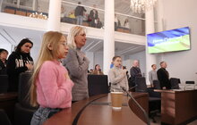 Фото 1: У Львові 30 захисників посмертно нагородили «Почесним знаком Святого Юрія» за оборону України (фото)