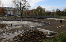 Фото 12: Громадський простір на вул. Панча готують до зими (відео)