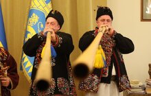 Фото 8: До Львова з колядою завітали гуцули з Криворівні