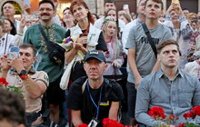 Фото 8: Концерт львівського хору «Гомін» зібрав на площі Ринок 10 тисяч людей (фото)