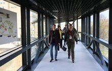 Фото 1: Біля корпусу реабілітації НЕЗЛАМНІ ростимуть дерева трьох міністерств та Червоного Хреста