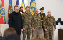 Фото 8: До Дня Національної гвардії у Львові 30 захисників посмертно нагородили «Почесним знаком Святого Юрія» (фото)