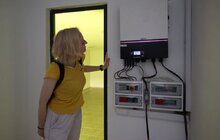 Фото 6: Сонячна електростанція на даху багатоповерхівки: ОСББ у Львові провело особливу екскурсію
