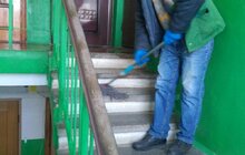 Фото 49: Комунальні служби Львова проводять миття та дезінфекцію в місті