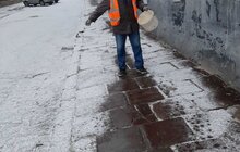 Фото 24: Мерія просить усіх учасників дорожнього руху бути максимально обережними через ожеледицю