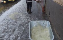 Фото 33: Мерія просить усіх учасників дорожнього руху бути максимально обережними через ожеледицю