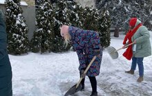 Фото 37: Працівники Львівської мерії долучились до прибирання міста від снігу