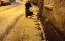 Фото 69: Минулої ночі в місті працювало 95 одиниць техніки, для посипання доріг використано 492 м3 піскосуміші