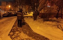 Фото 16: Для посипання доріг від ожеледиці минулої доби використано 527 м3 піскосуміші та 186 м3 солі