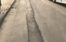 Фото 9: За цей тиждень ШРП вже провели ліквідацію ям площею 1978 м2: ліквідацію ямковості проводили лише гарячим асфальтом