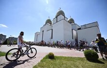 Фото 3: Маршрутом Папи: львів’яни взяли участь у велопрощі до 25-річчя візиту Івана Павла ІІ (фото/відео)
