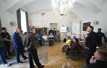 Фото 14: До мерії Львова завітали фіналісти Всеукраїнського турніру з баскетболу на кріслах колісних «Кубок Титанів — 2026»
