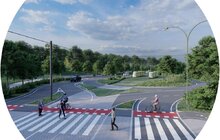 Фото 9: Пішохідний простір, велосипедна доріжка та окремі смуги для громадського транспорту: у Львові визначились, як виглядатиме вулиця Миколайчука