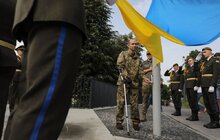 Фото 4: У Львові урочисто підняли прапор України над Меморіалом пам’яті Героїв Небесної Сотні