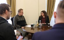 Фото 3: Мер Львова Андрій Садовий зустрівся з Манал Фоуані