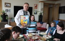 Фото 4: Львів’яни та українці, які втекли від війни до нашого міста, спільно відсвяткували Великдень 