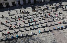 Фото 11: 109 порожніх дитячих візочків: у Львові провели соціальну акцію, щоб нагадати світу про вбитих ворогом дітей