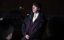 Фото 5: У Львові на Меморіалі пам’яті Героїв Небесної Сотні в небо зринули десятки світлових променів