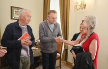 Фото 2: Андрій Садовий зустрівся із галеристкою та засновницею Маракешського бієнале Ванессою Бренсон
