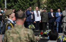 Фото 7: У Львові на Личакові вшанували Героїв України