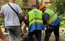 Фото 5: Львівводоканал з допомогою машини-робота із вмонтованою камерою перевірив стан колектора на вул. Голубовича