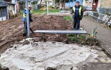 Фото 3: На вул. Калнишевського замінено аварійну ділянку каналізаційного колектора, що пролягав на глибині більше 2 метрів