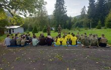 Фото 3: Для львівських школярів провели військові польові навчання у Карпатах