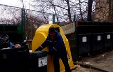 Фото 2: Львівспецкомунтранс встановив додаткові баки для збору бляшанок через великий запит від волонтерів