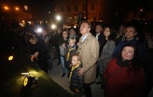 Фото 24: У Львові відбулася Стрілецька ватра на площі біля скульптурної композиції українським бійцям Листопадового чину
