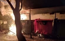 Фото 2: У Львові на вихідних згоріло 11 контейнерів для відходів: перевізники підозрюють підпал
