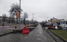 Фото 9: Реконструкція пл. Двірцевої: розпочалися роботи із заміни колектора на території біля автовокзалу