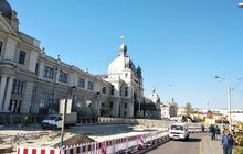 Фото 5: Реконструкція пл. Двірцевої: 70% інженерних мереж вже замінені