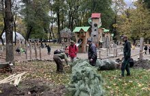 Фото 6: Сьогодні в парку Франка висаджують 6 дерев