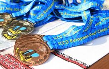 Фото 2: У центрі Львова урочисто нагородили переможців чемпіонату Європи з шахів серед спортсменів з порушенням слуху