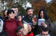 Фото 26: На Меморіалі Героїв Небесної Сотні у Львові співали стрілецькі та повстанські пісні