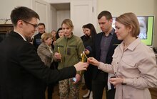 Фото 12: Львівські пластуни передали місту Вифлеємський вогонь миру