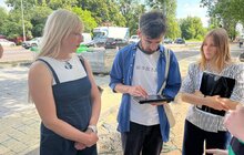 Фото 7: На вул. Липинського, 56 забудовника зобов’язали розчистити стовбури дерев і огородити їх