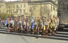 Фото 7: Урочисте святкування з нагоди 104-го Дня народження пласту