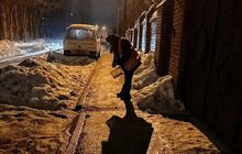 Фото 11: Сьогодні вночі для посипання доріг і тротуарів від ожеледиці використали 277 м³ піскосуміші і солі
