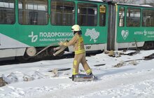Фото 6: У трамвайному депо організували практичні заняття для майбутніх рятувальників