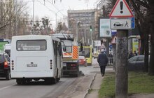 Фото 8: Сьогодні на вулицях Львова працюють порохотяги і водовозки: миють дороги і тротуари